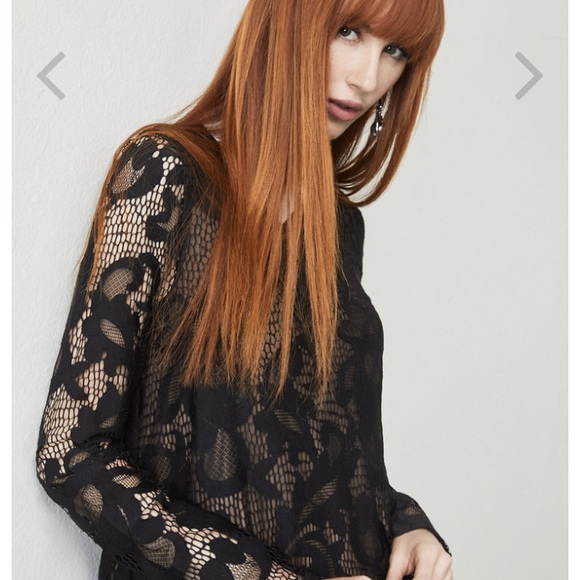 NWT BCBGMaxAzria Roxine Lace A-Line Dress - Picture 2 of 4